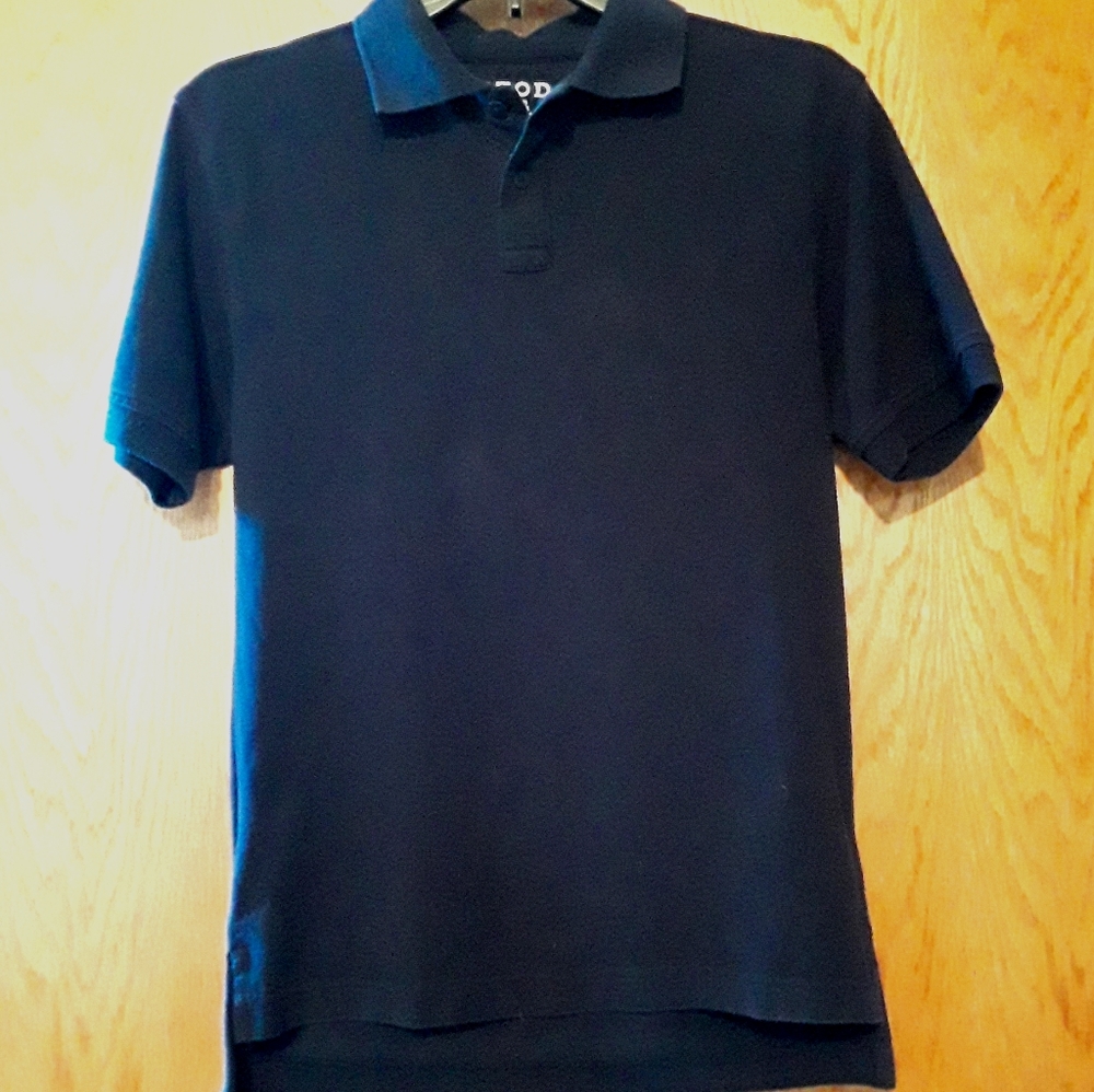 Izod Boys Navy Polo Shirt Medium